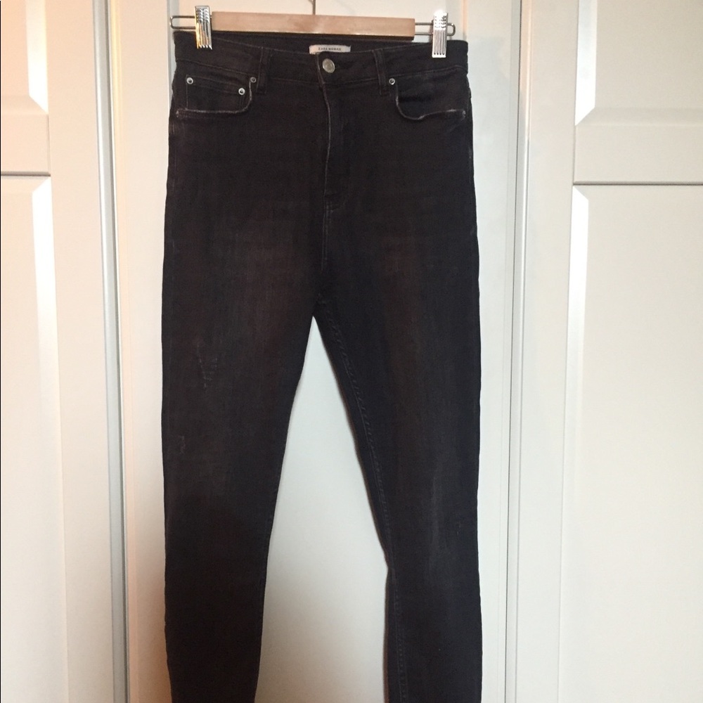 Zara high waisted skinny jeans